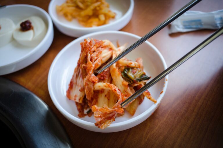 Kimchi recipe without added sugar