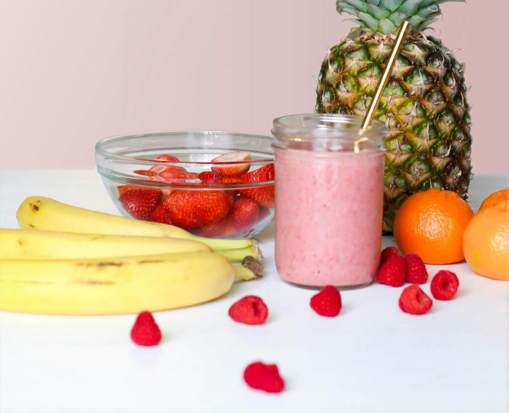 Freeze ripe bananas to make smoothies