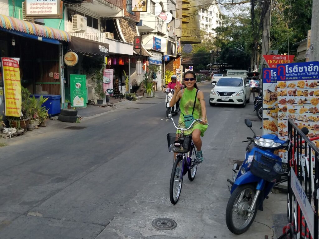 Rented a bike in Chiang Mai Thailand