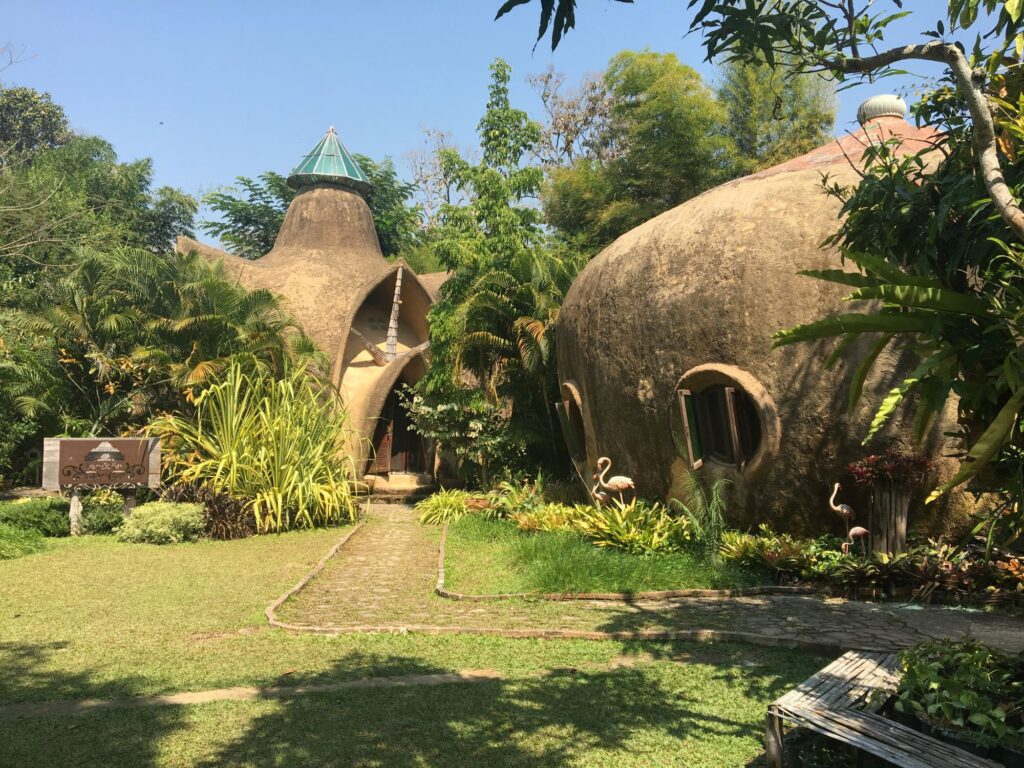 Mushroom Clay House in Chiang Mai Thailand