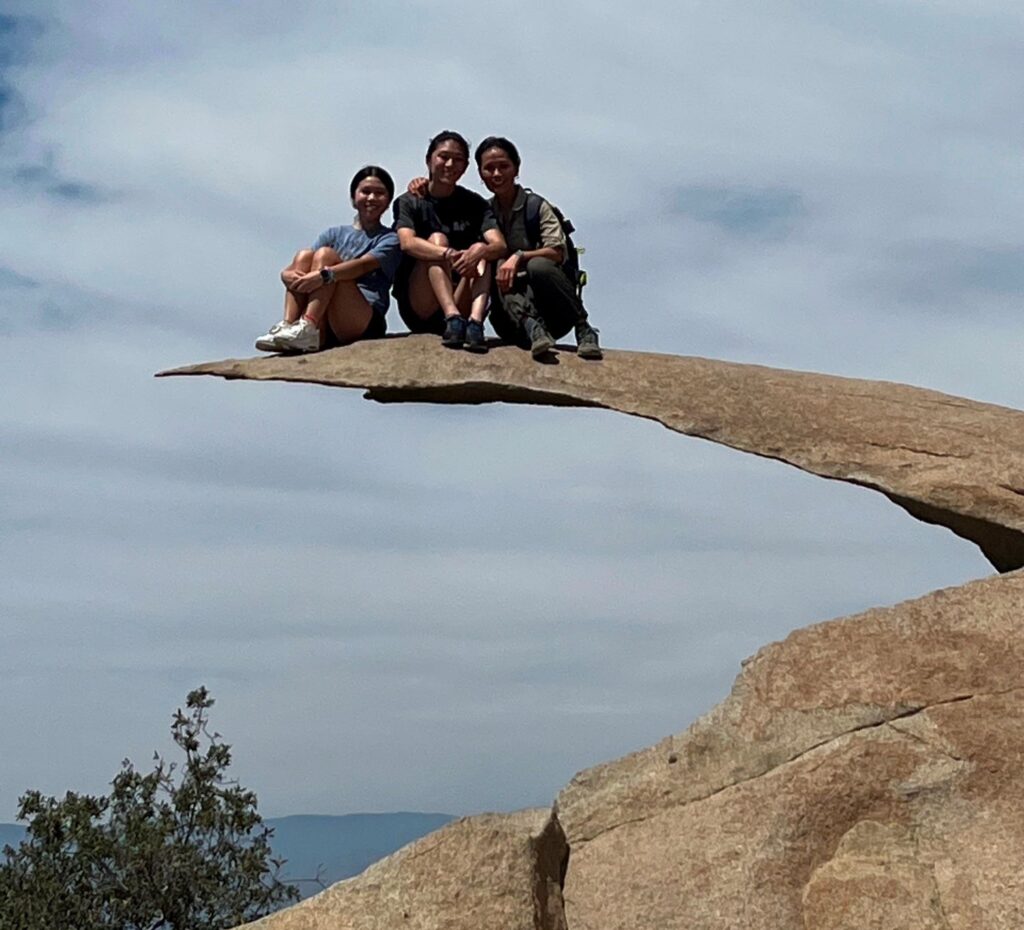 Hiking Potato Chip Rock