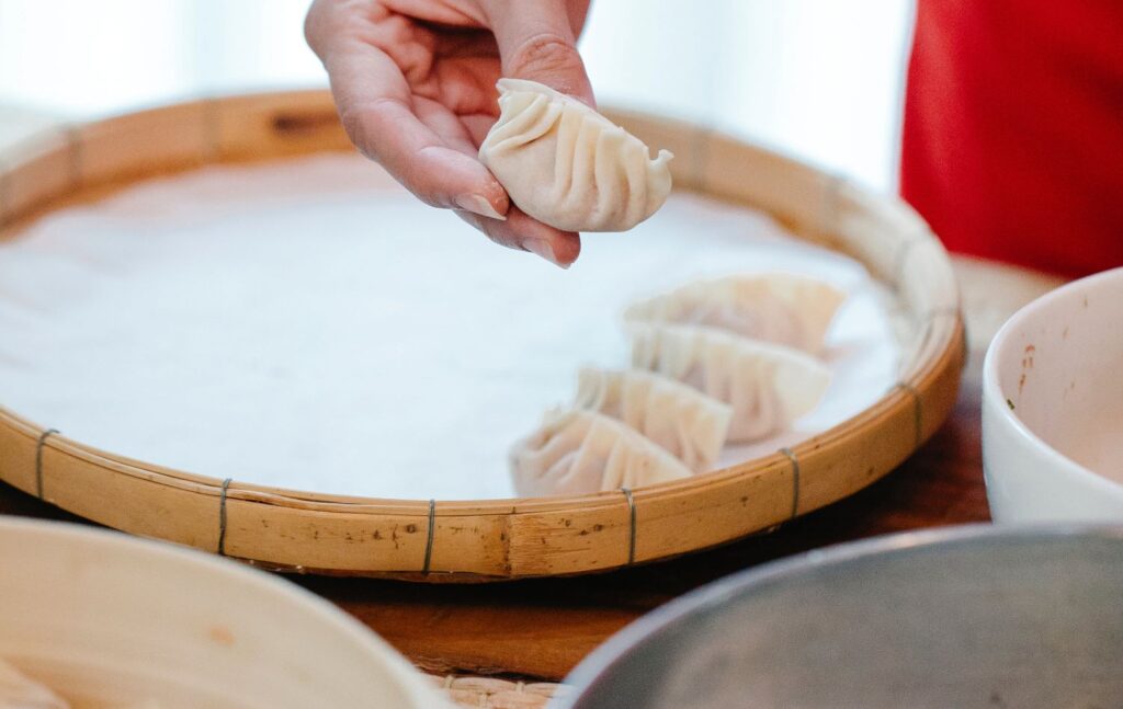 Making vegan Potstickers