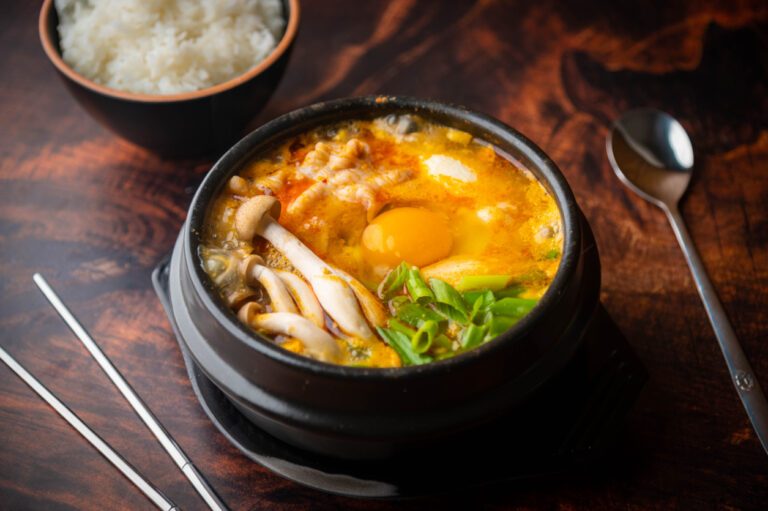 Korean spicy SoonDooBu soft tofu soup Recipe