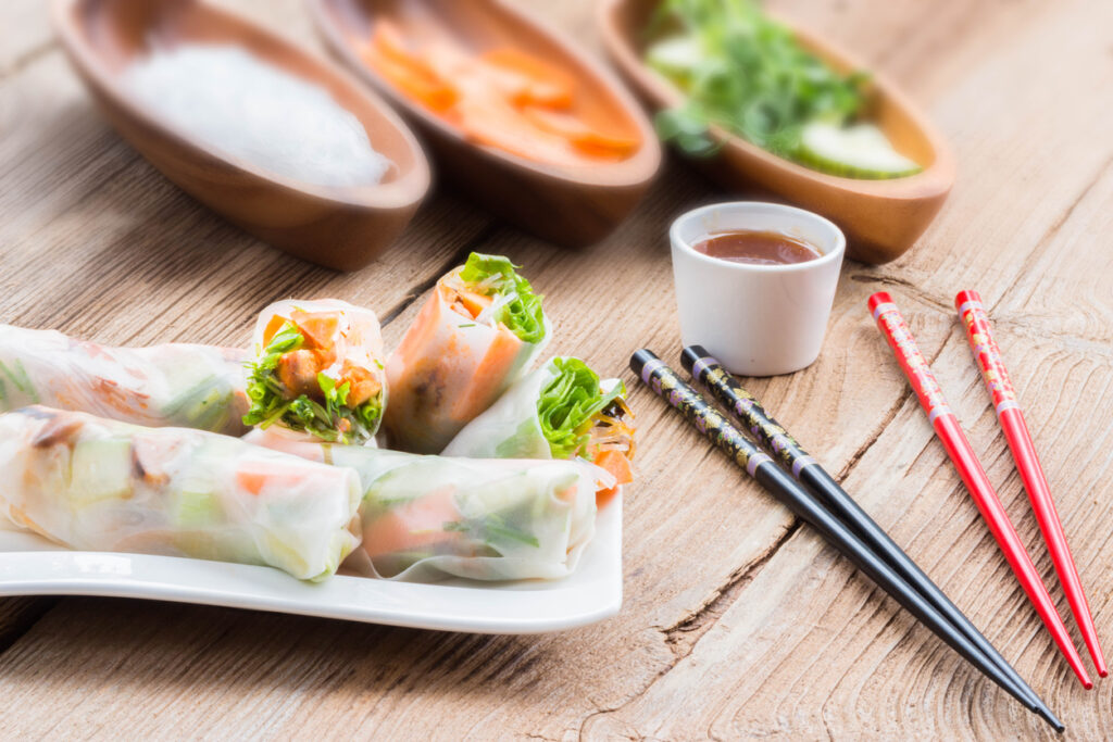 Fresh and healthy Spring Rolls Recipe