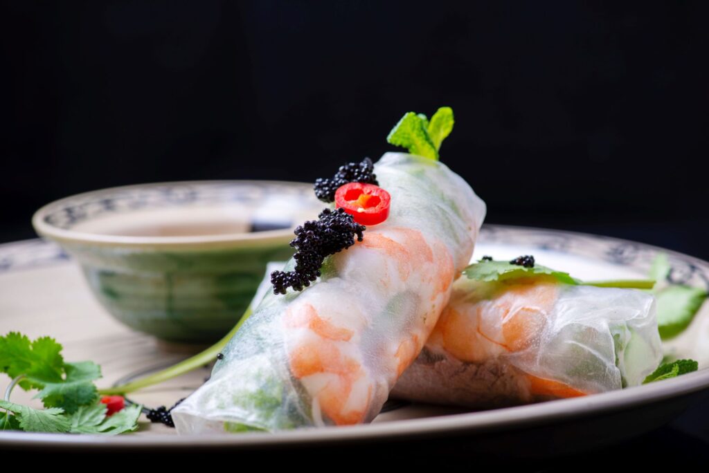 Healthy Fresh Spring Rolls