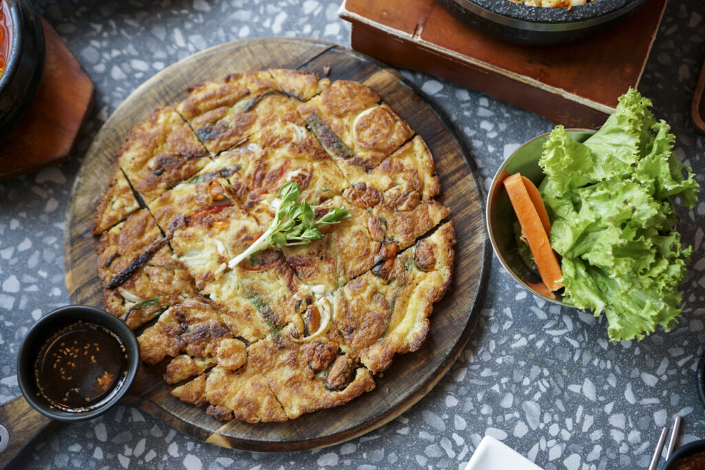 Homemade Kimchi pancakes