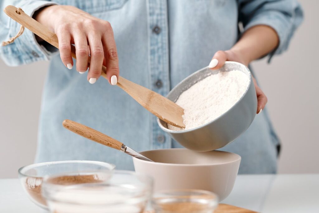 Using almond flour to make vegan cookies