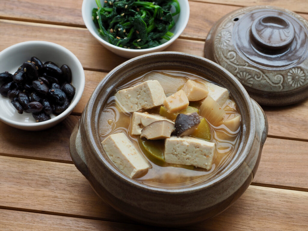 healthy and delicious Korean bean paste soup recipe