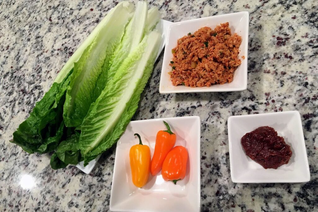 Tuna Lettuce wrap