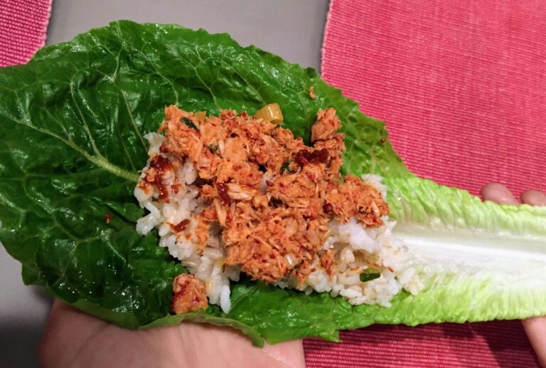 Tuna Lettuce Wrap