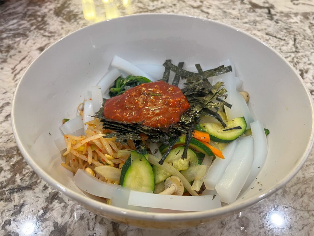 Bibimbap, healthy Korean rice salad recipe