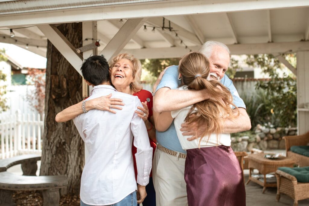 Stay connected with elderly parents