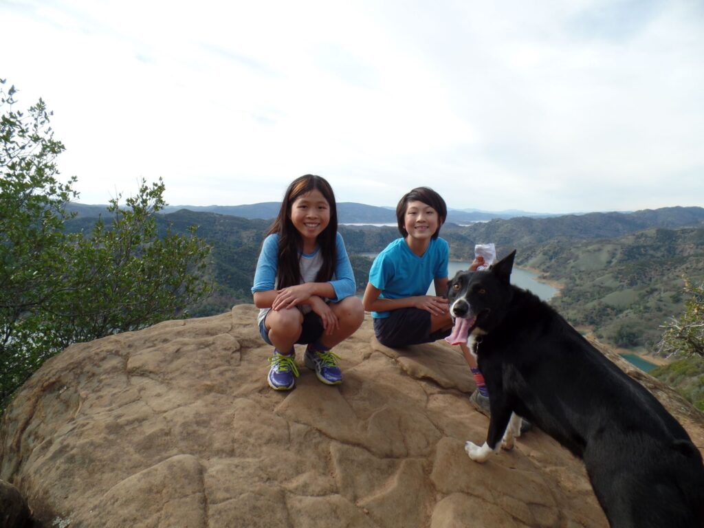 Coco and the girls at Cold Canyon