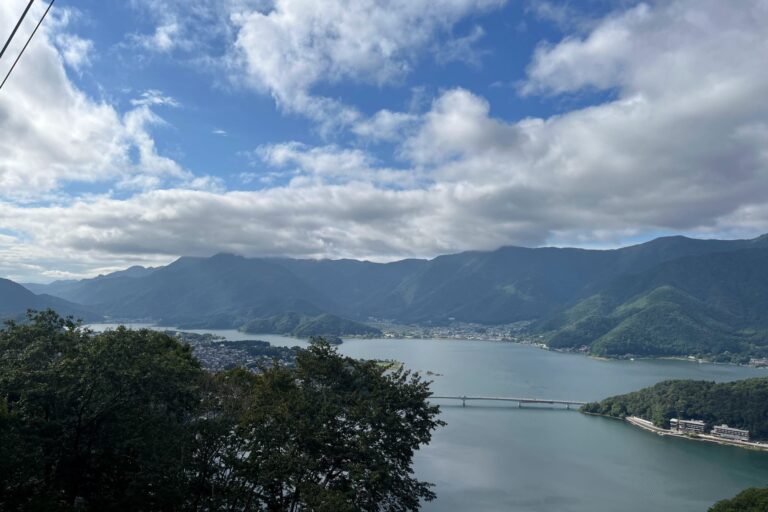 Lake Kawaguchiko in FujiKawaguchiko in Japan