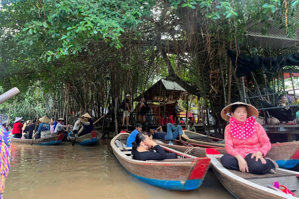 Mekong Delta River in Vietnam