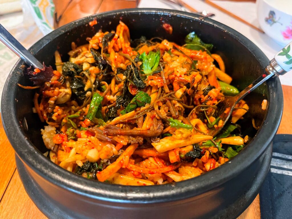 Healthy Korean Dolsot Bibimbap