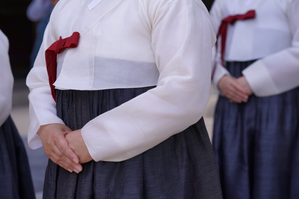 Traditional women in South Korea