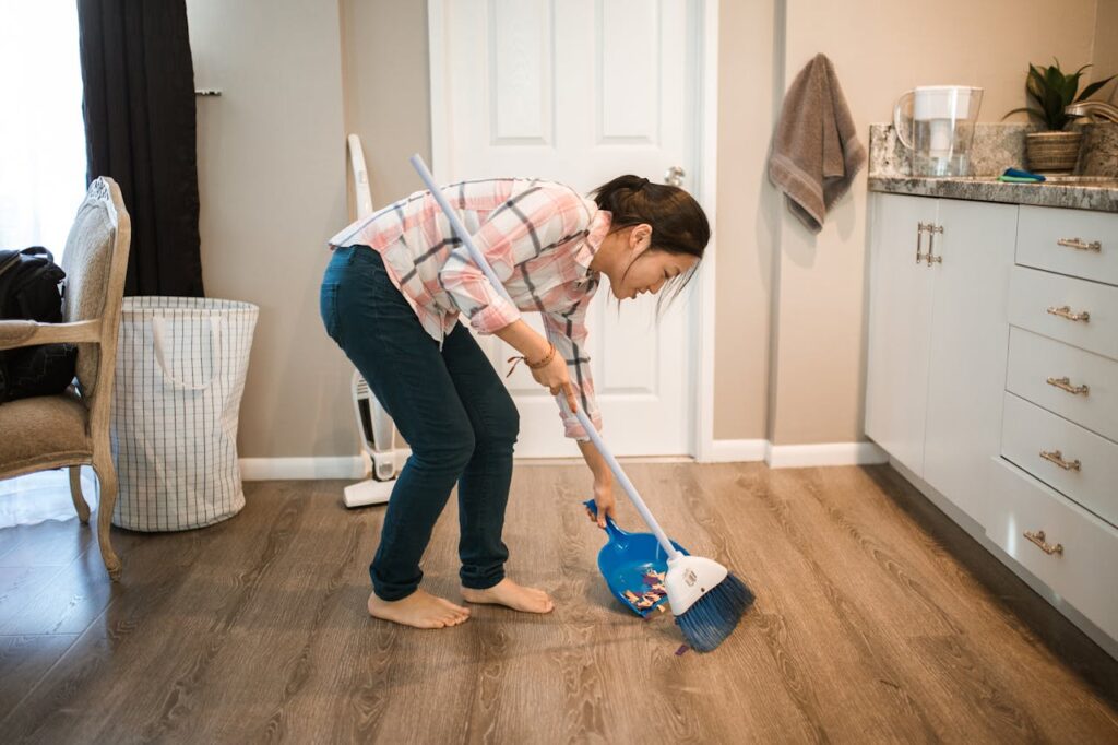 Sweeping is one of the methods for effectively cleaning your home