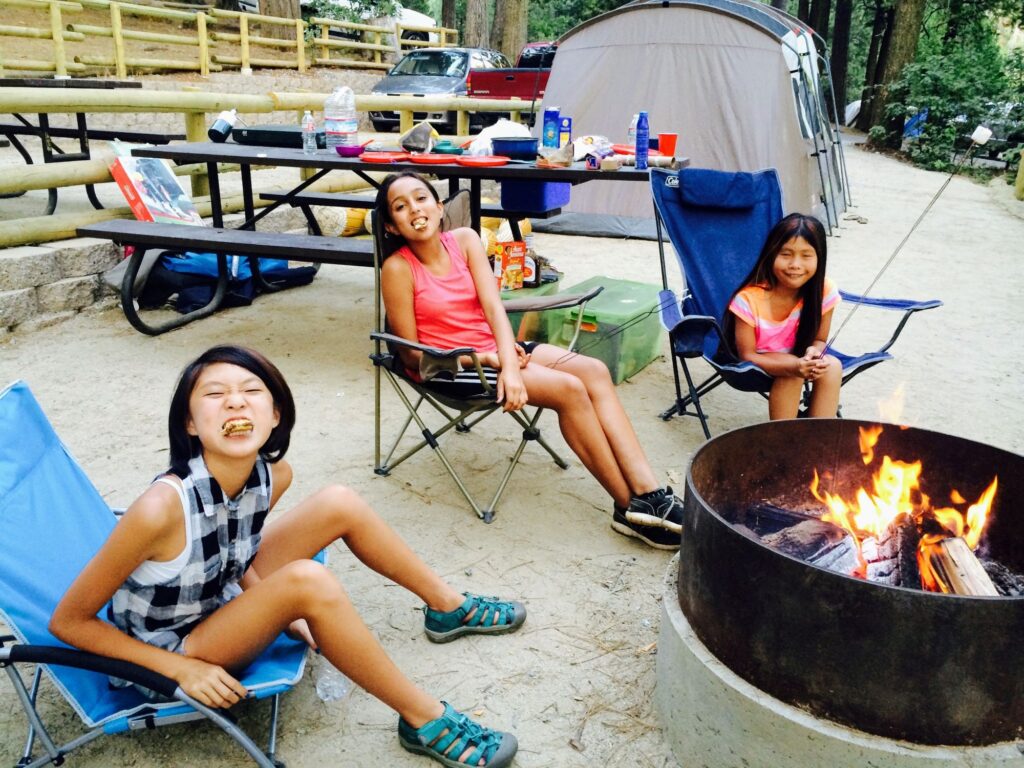 My girls always enjoyed camping