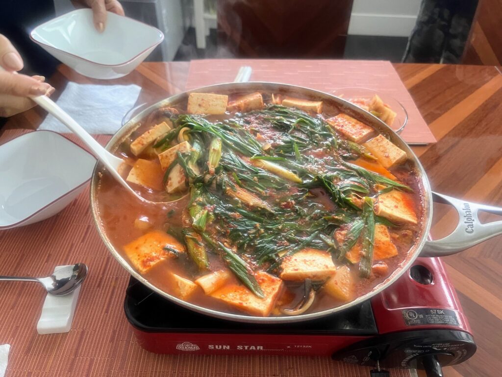 Korean seafood stew (haemultang) recipe