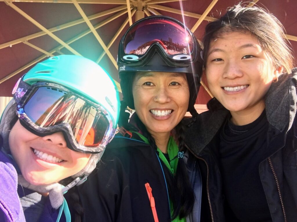 About me with my daughters